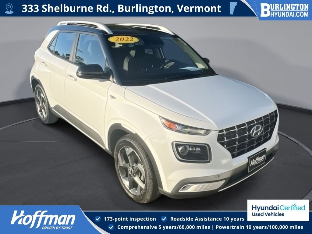 Certified 2022 Hyundai Venue Limited w/ Cargo Package
