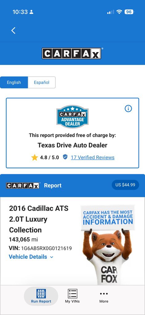 Used 2016 Cadillac ATS Luxury RWD image 32