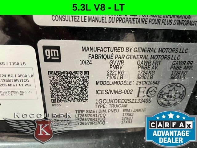 Used 2025 Chevrolet Silverado 1500 LT w/ Work Truck Package AWD/4WD image 26