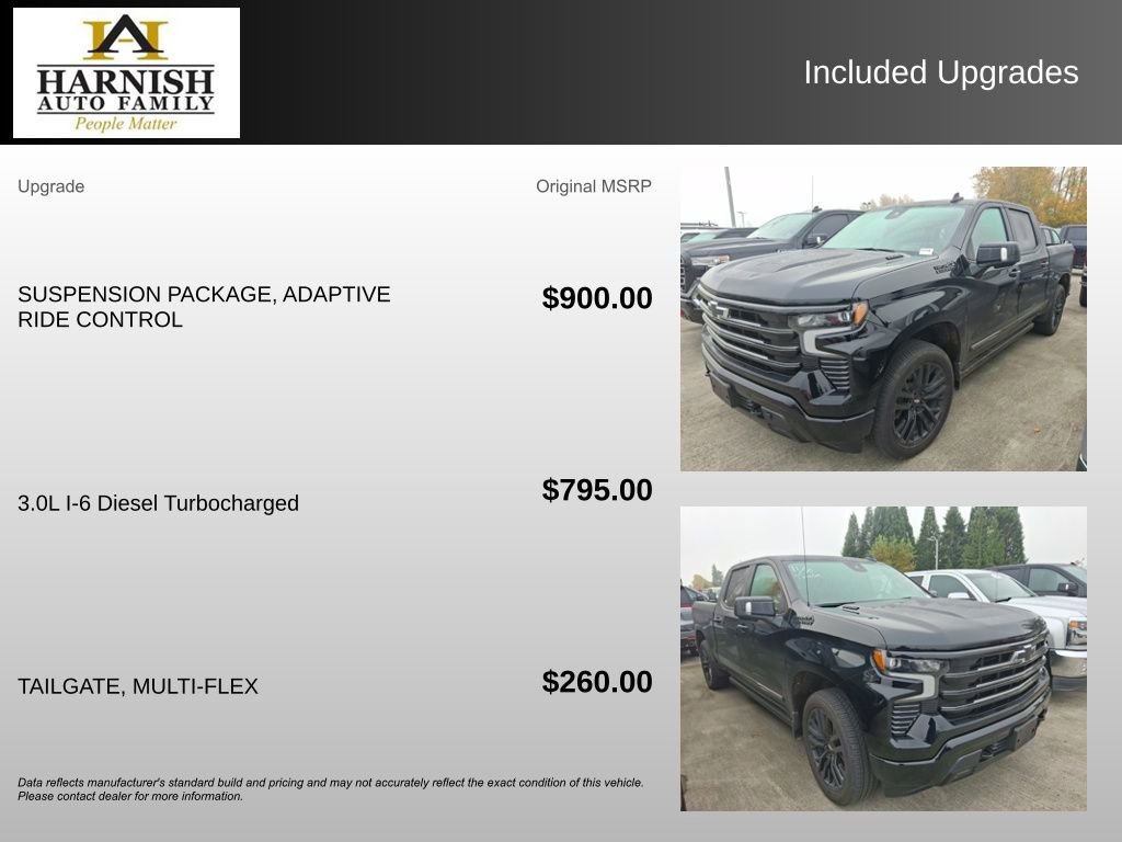 Used 2025 Chevrolet Silverado 1500 High Country w/ Midnight Edition image 8