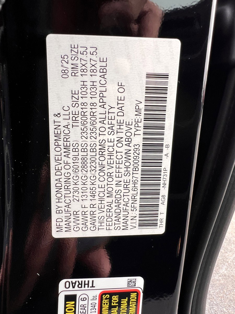 New 2026 Honda Odyssey EX-L image 46