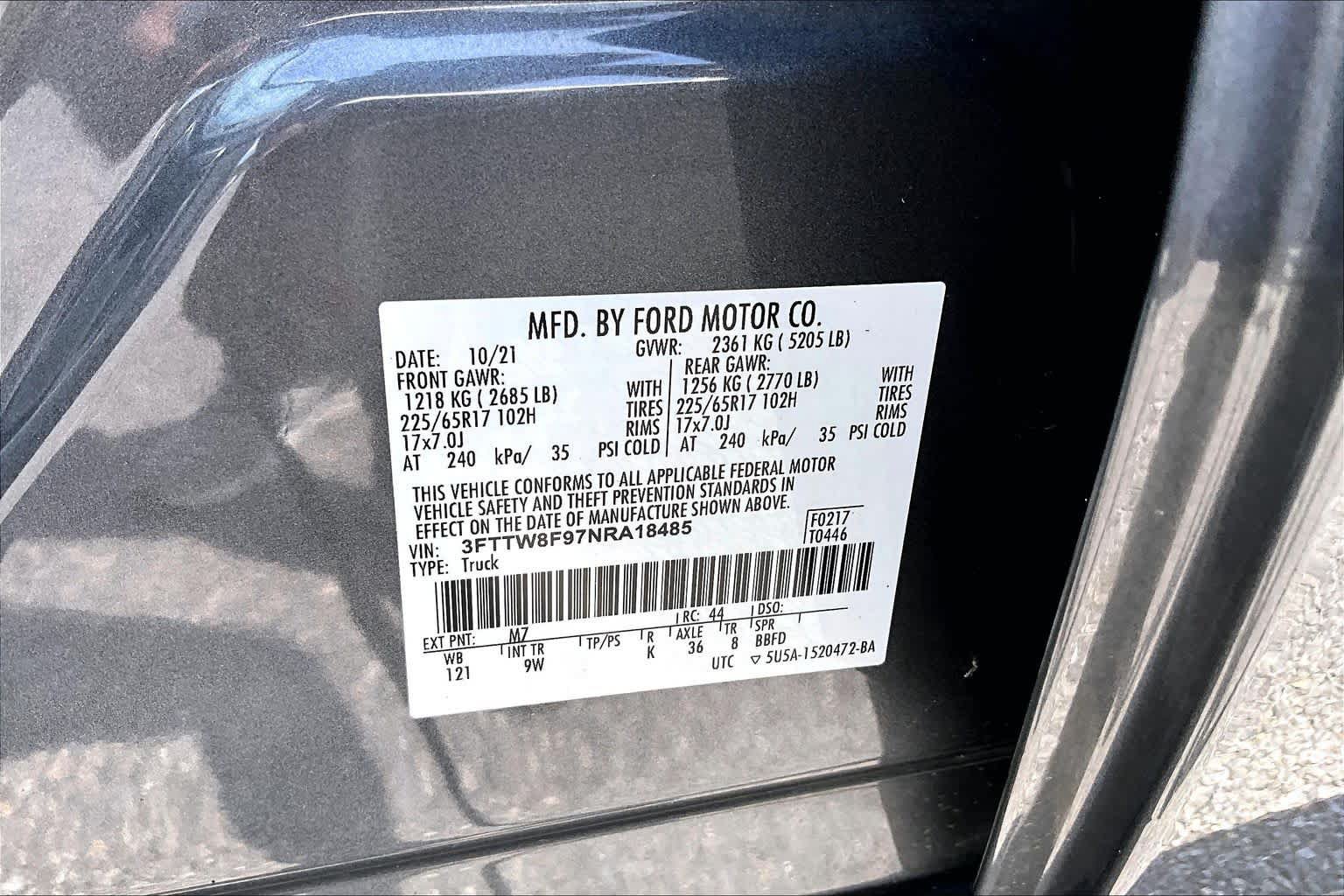 Used 2022 Ford Maverick XL w/ Equipment Group 100A Standard AWD/4WD image 36