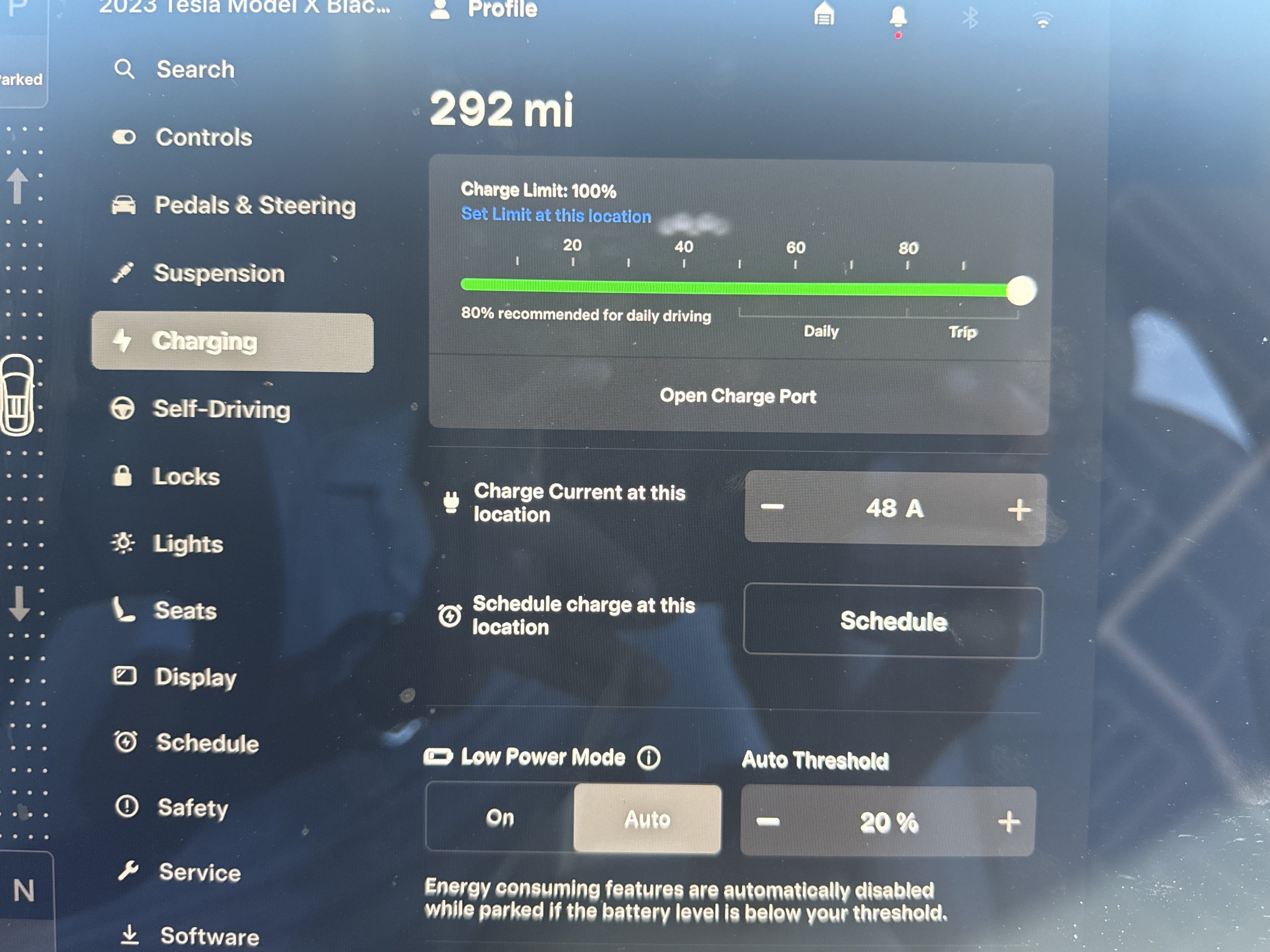 Used 2023 Tesla Model X AWD/4WD image 2