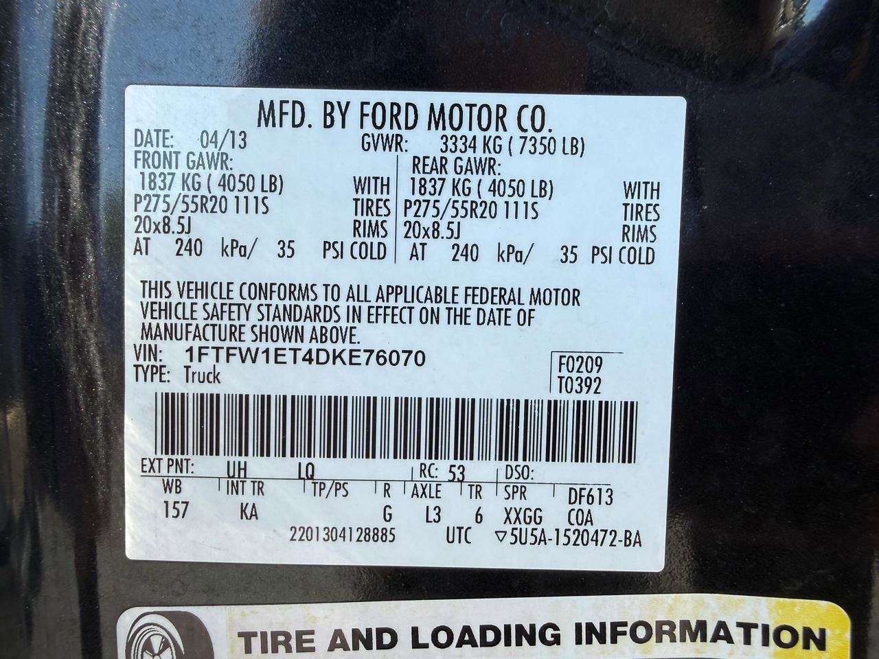 Used 2013 Ford F150 King Ranch w/ King Ranch Luxury Pkg AWD/4WD image 44