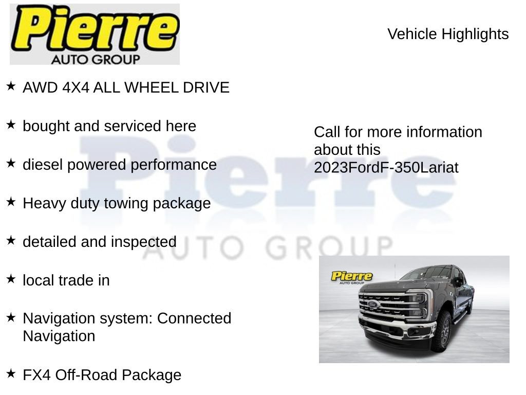 Used 2023 Ford F350 Lariat w/ Tow Technology Package AWD/4WD image 7