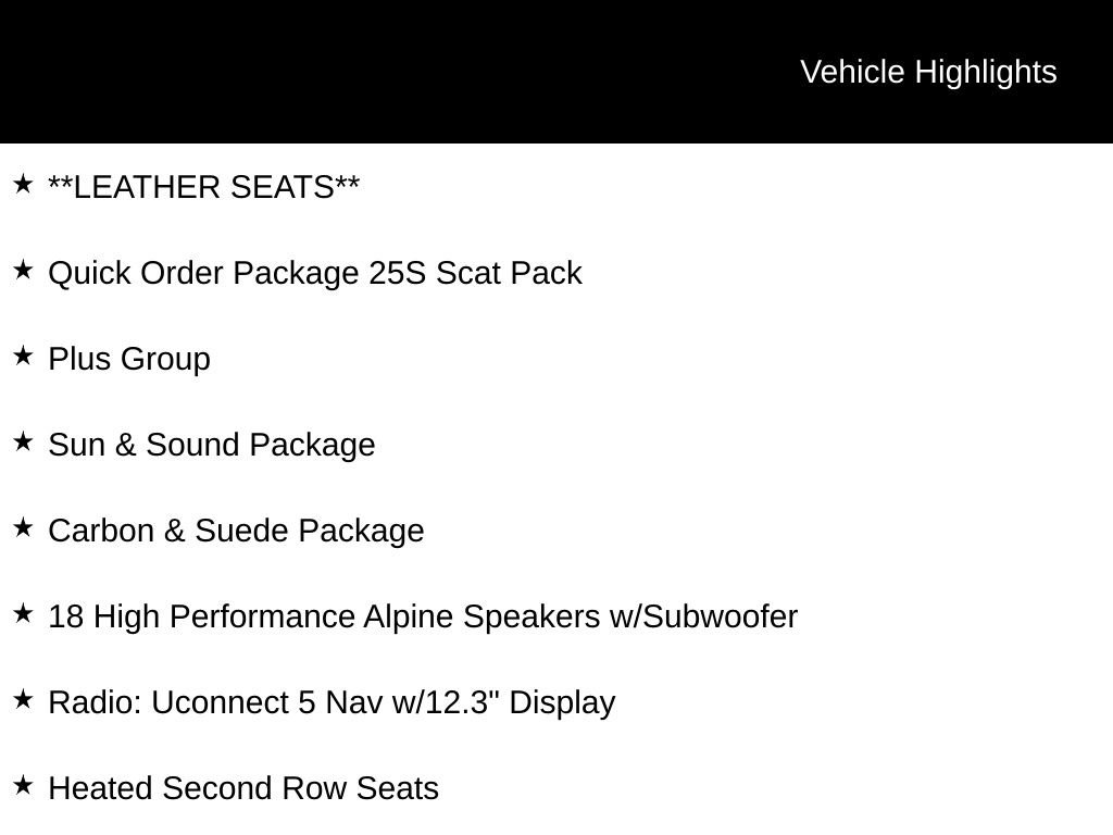 New 2024 Dodge Charger R/T Scat Pack w/ Plus Group image 7