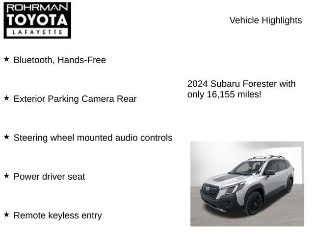 Used 2024 Subaru Forester Wilderness AWD/4WD image 7
