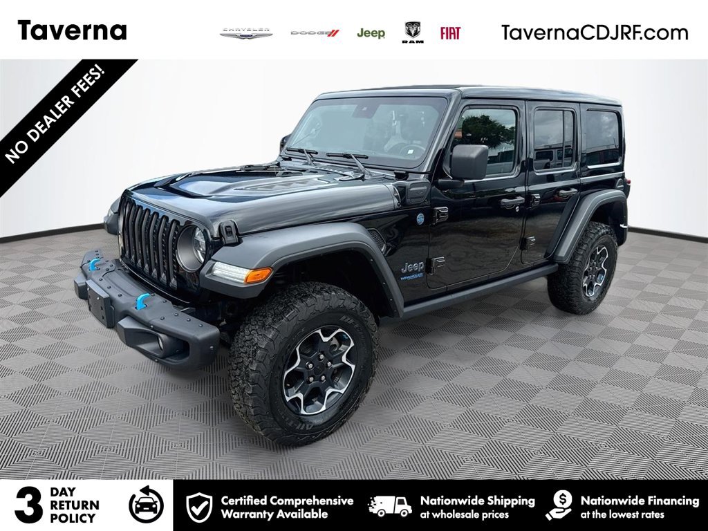 Used 2022 Jeep Wrangler Unlimited Rubicon 4xe w/ Steel Bumper Group
