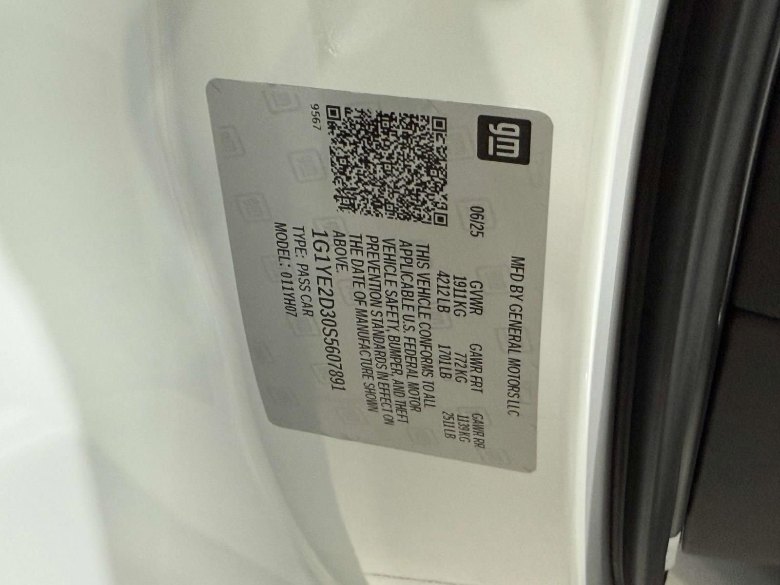 New 2025 Chevrolet Corvette Z06 w/ Stealth Interior Trim Package image 35