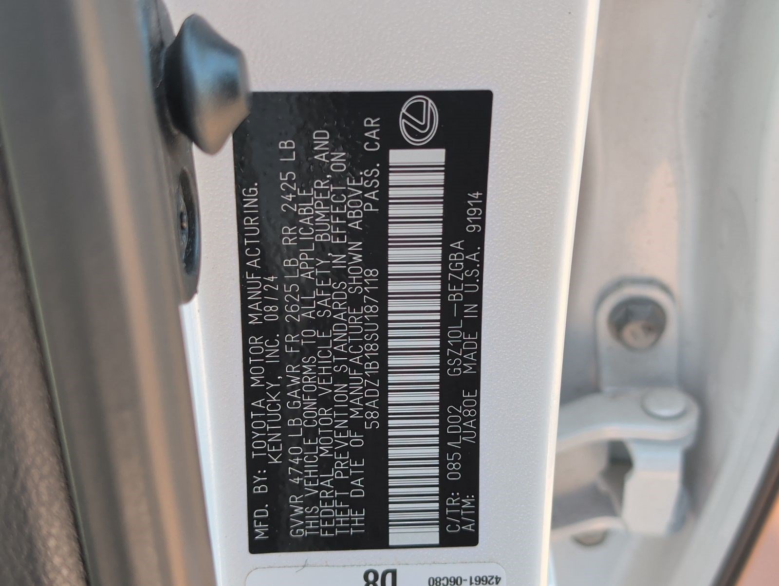 Certified 2025 Lexus ES 350 w/ Premium Package FWD image 31