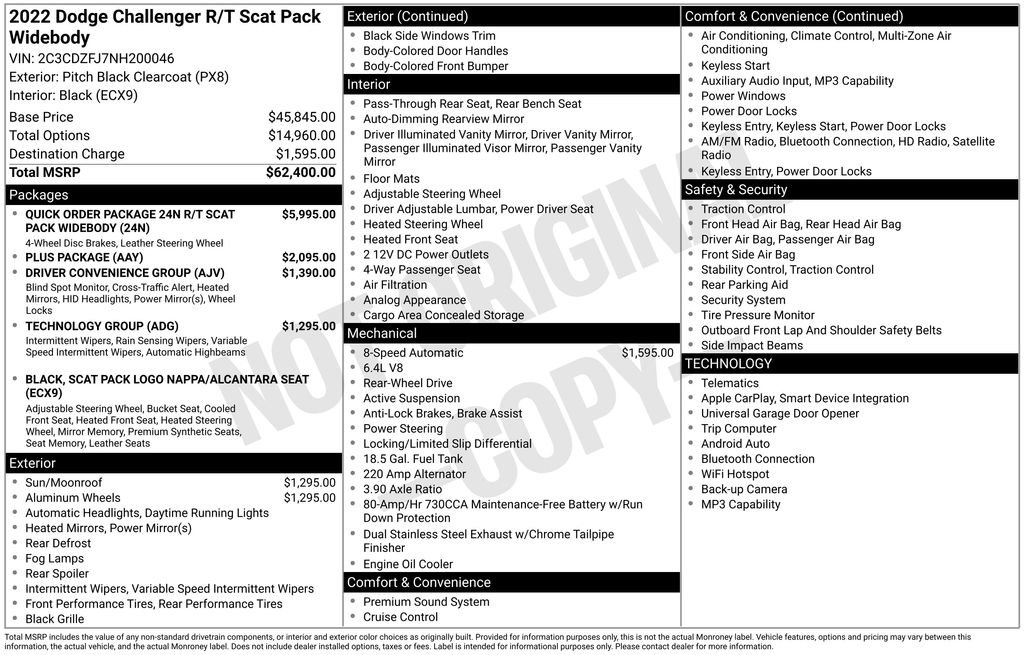 Used 2022 Dodge Challenger R/T Scat Pack RWD image 13