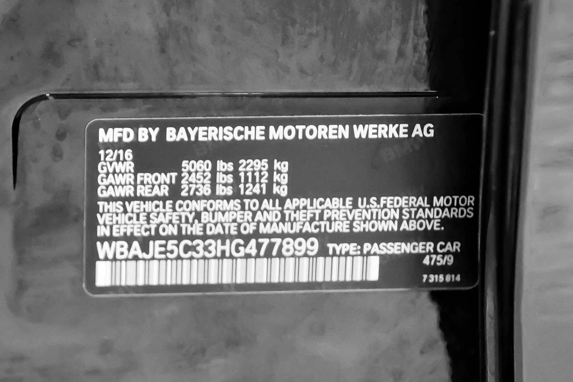 Used 2017 BMW 540i RWD image 63