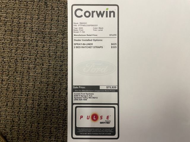 New 2025 Ford F150 Lariat w/ Equipment Group 502A High image 2