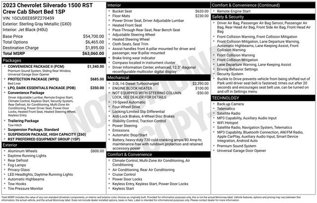 Used 2023 Chevrolet Silverado 1500 RST w/ Convenience Package II AWD/4WD image 5