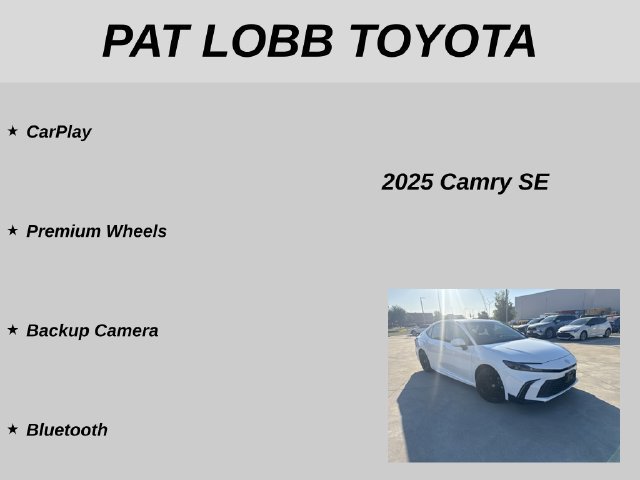 Used 2025 Toyota Camry SE w/ Convenience Package FWD image 11