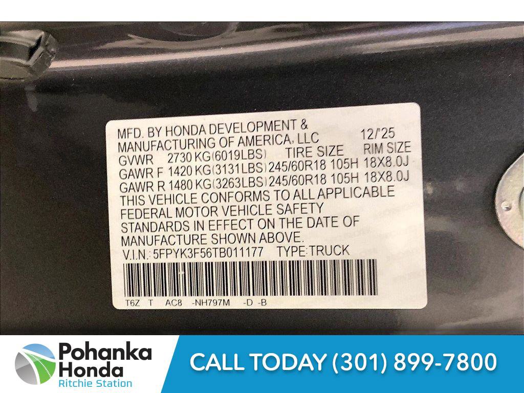 New 2026 Honda Ridgeline RTL image 21