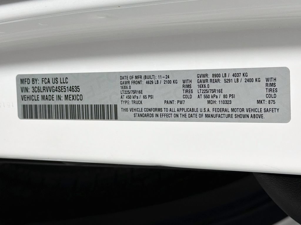 Used 2025 RAM ProMaster 2500 w/ U-Haul Equipment Group FWD image 30