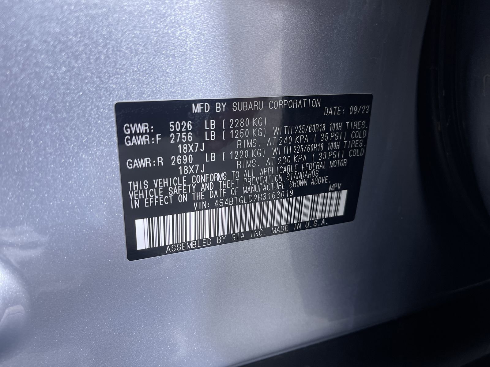 Certified 2024 Subaru Outback Onyx Edition XT AWD/4WD image 12