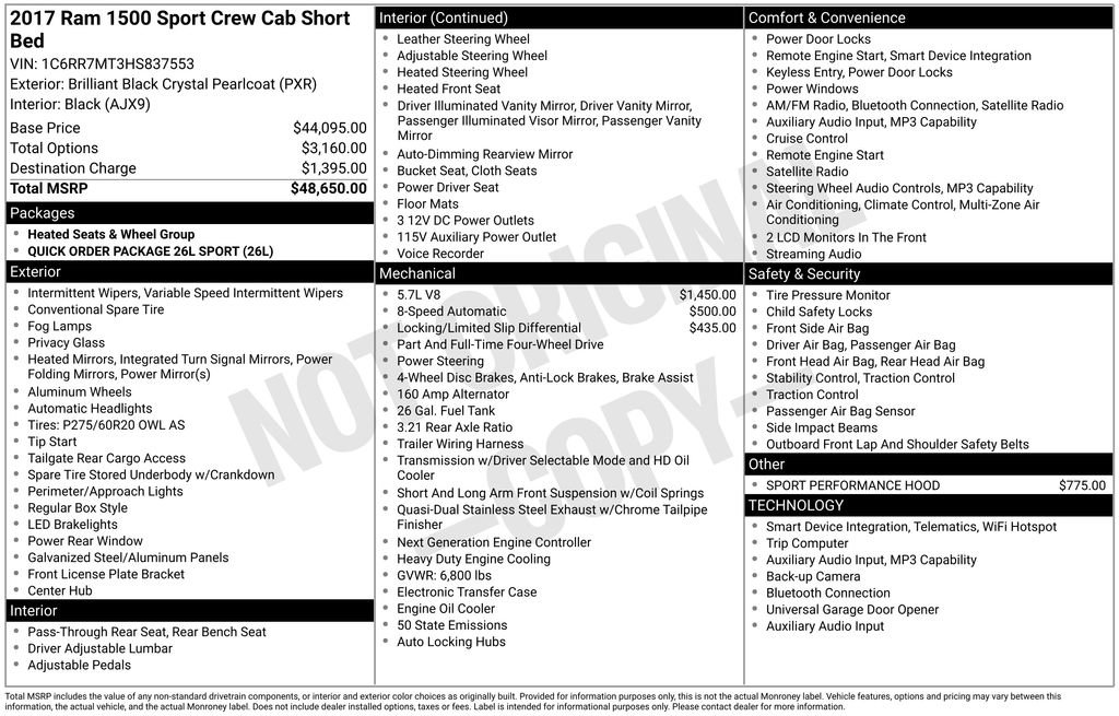 Used 2017 RAM 1500 Sport image 12