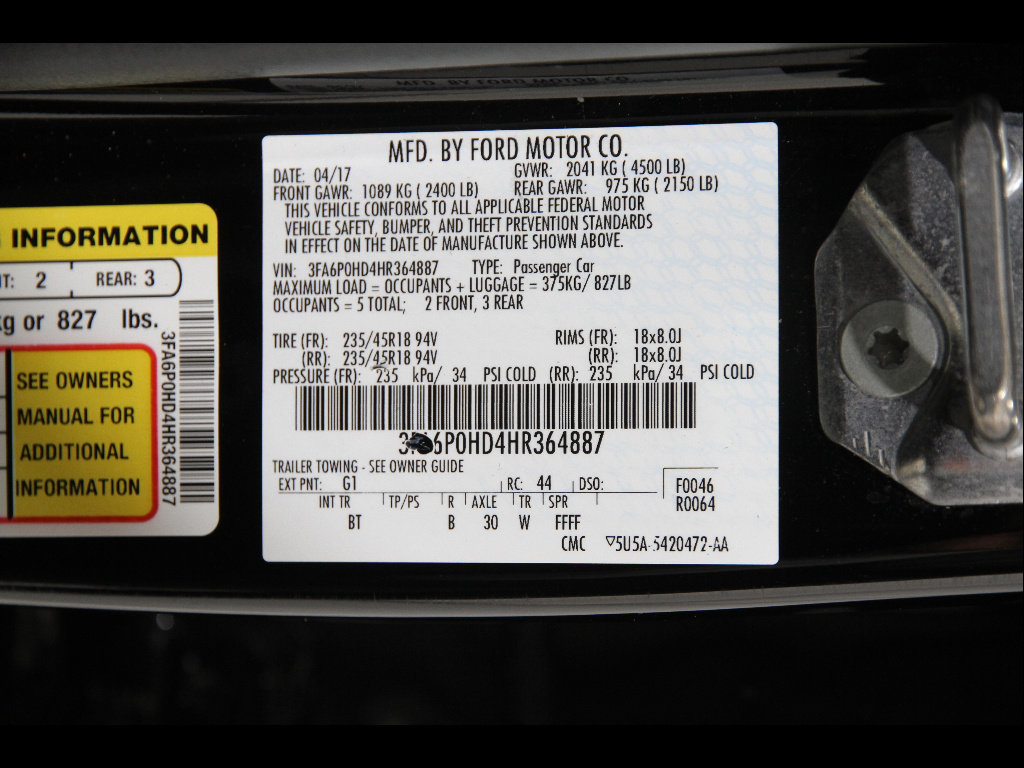 Used 2017 Ford Fusion SE w/ Fusion SE Technology Package FWD image 23
