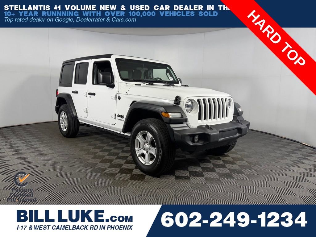 Certified 2022 Jeep Wrangler Unlimited Sport