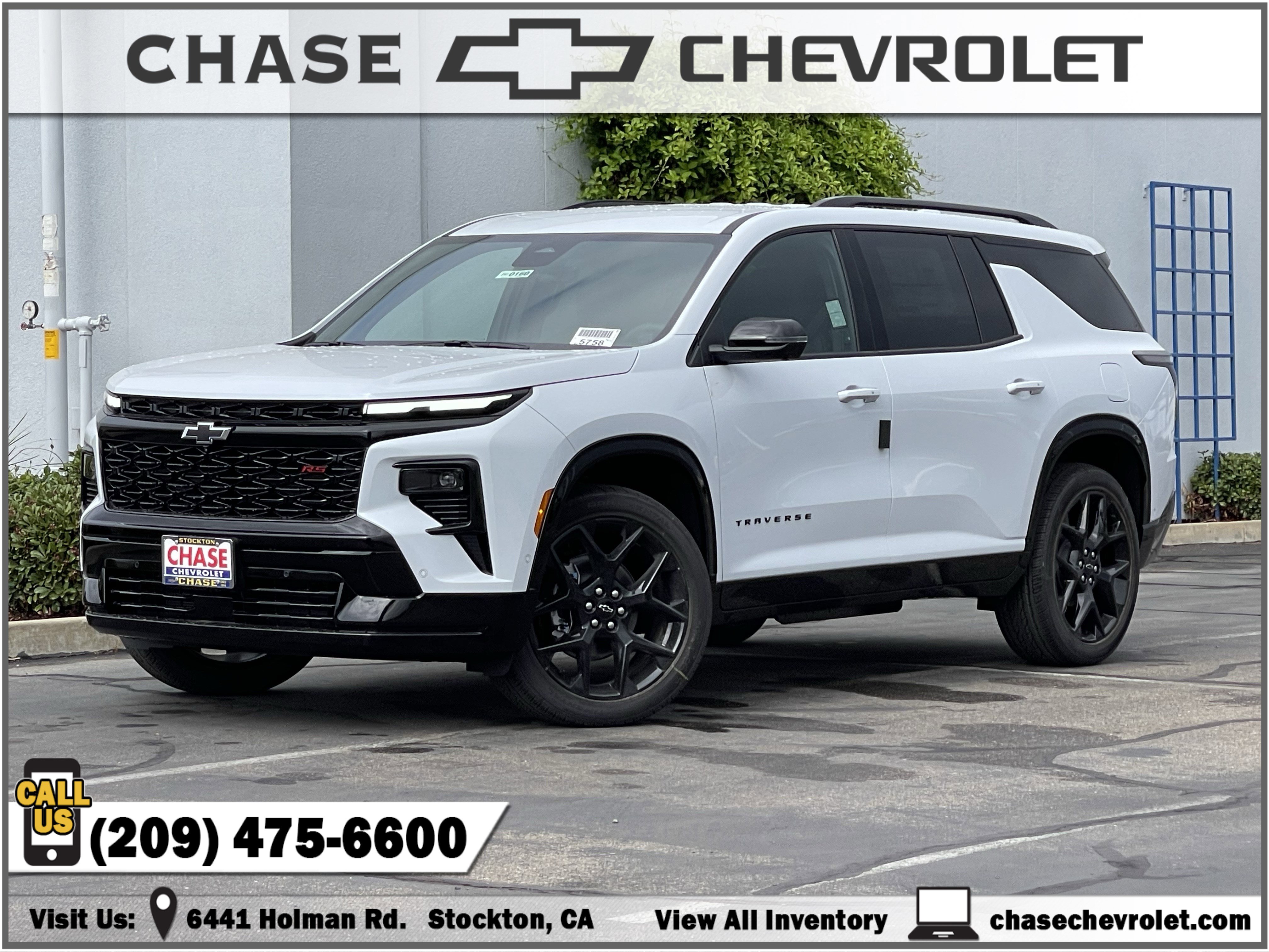 New 2026 Chevrolet Traverse RS w/ LPO, Floor Liner Package