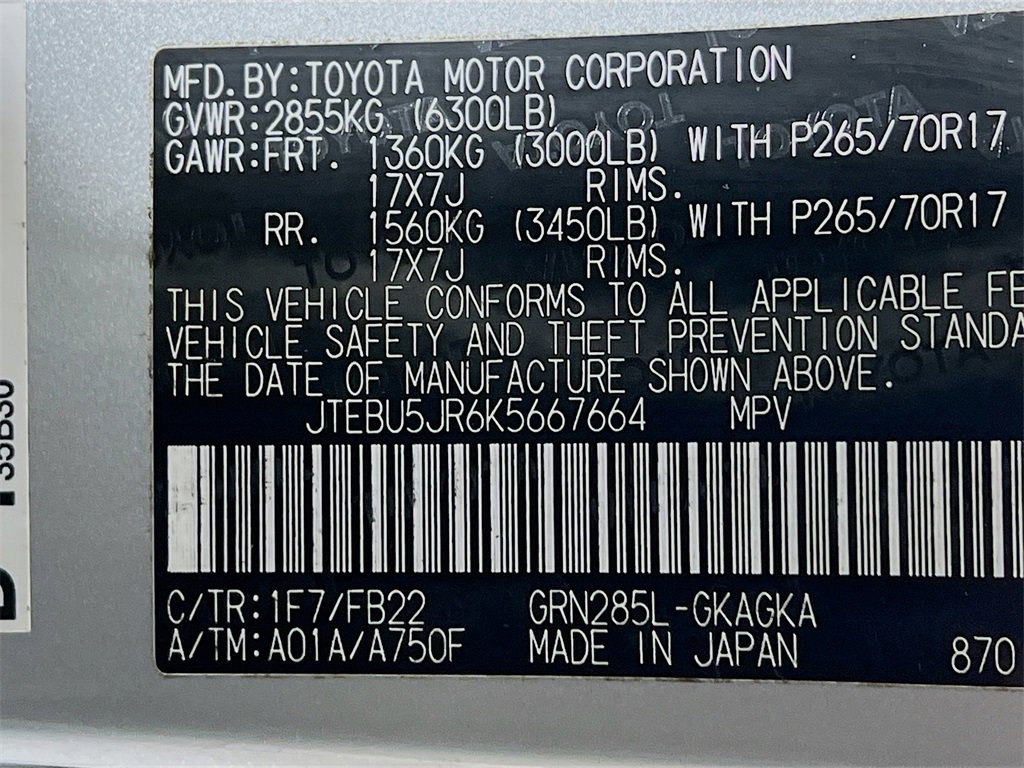 Certified 2019 Toyota 4Runner SR5 image 28