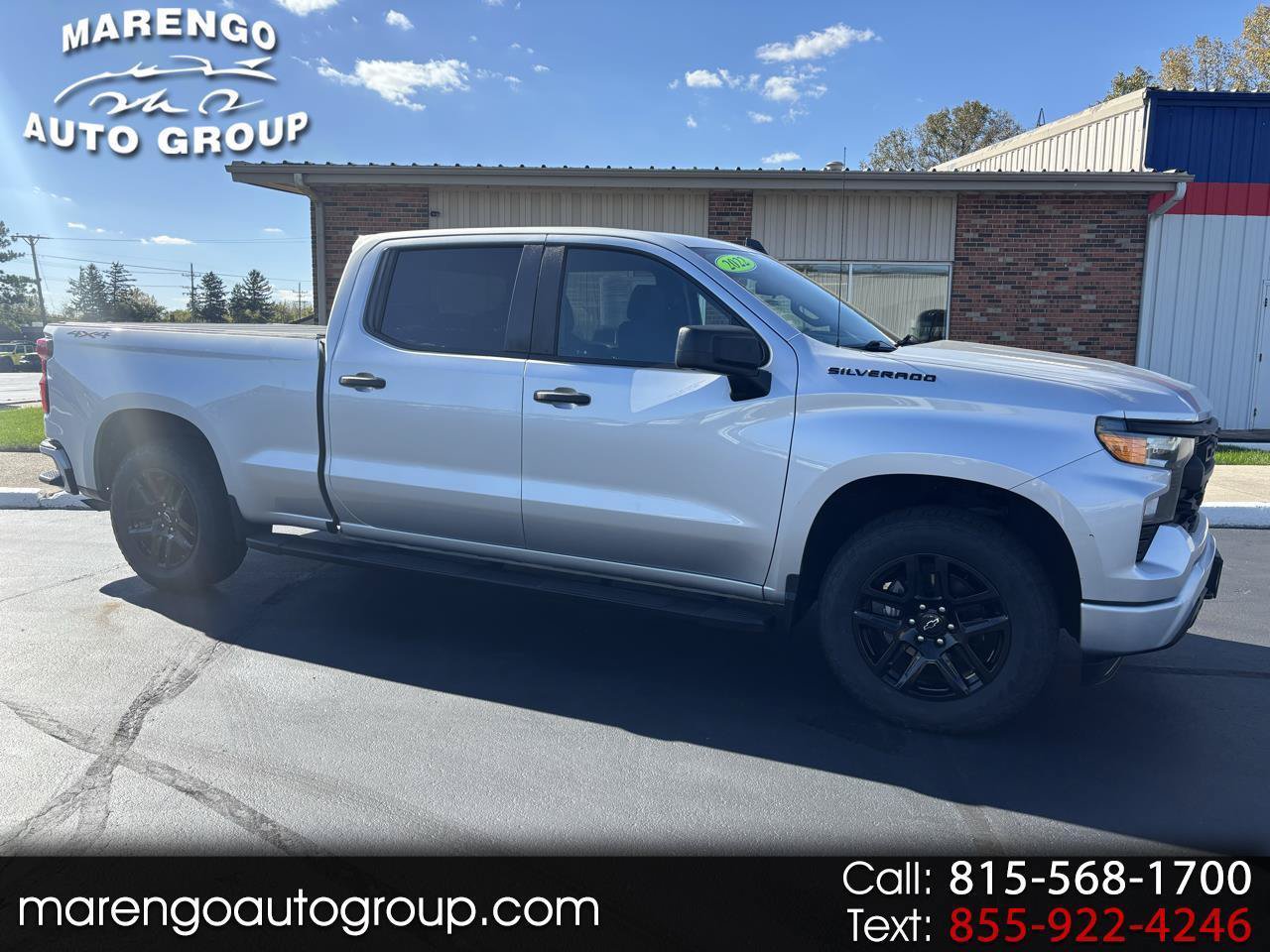 Used 2022 Chevrolet Silverado 1500 Custom w/ LPO, Dark Essentials Package