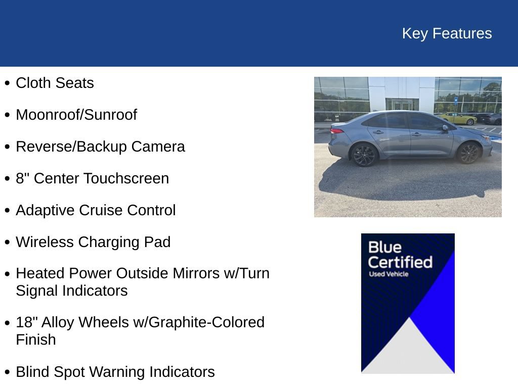 Used 2024 Toyota Corolla SE w/ SE Premium Package FWD image 10