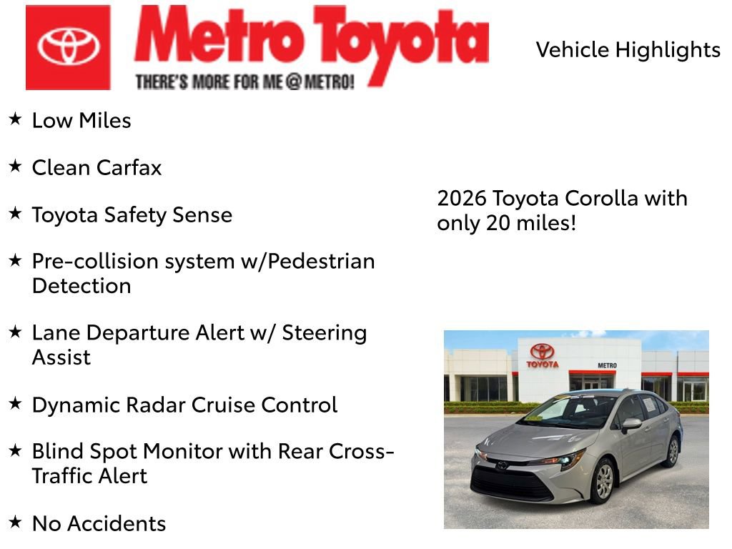 Used 2026 Toyota Corolla LE FWD image 7