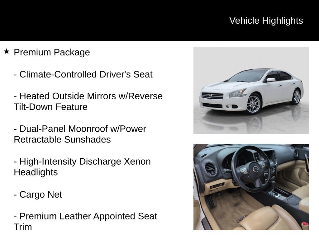 Used 2009 Nissan Maxima 3.5 SV w/ Premium Pkg image 11