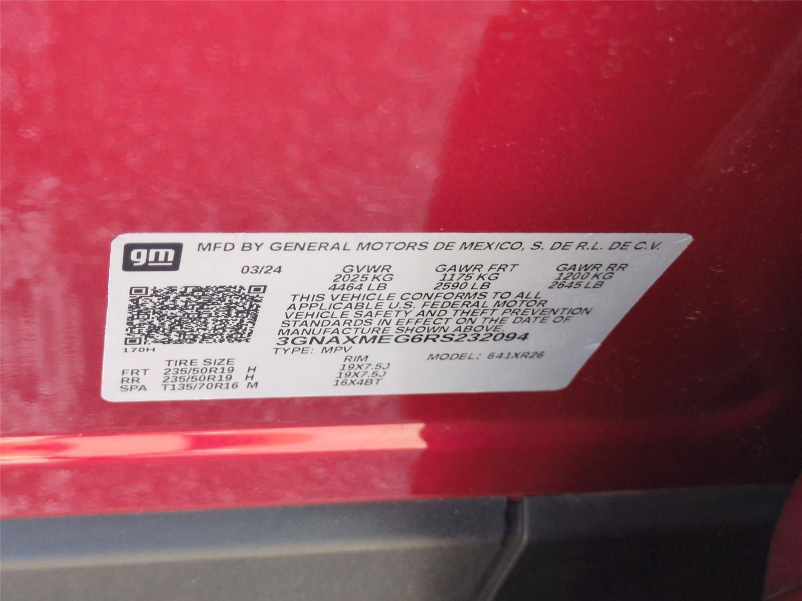 Used 2024 Chevrolet Equinox RS w/ RS Leather Package FWD image 38