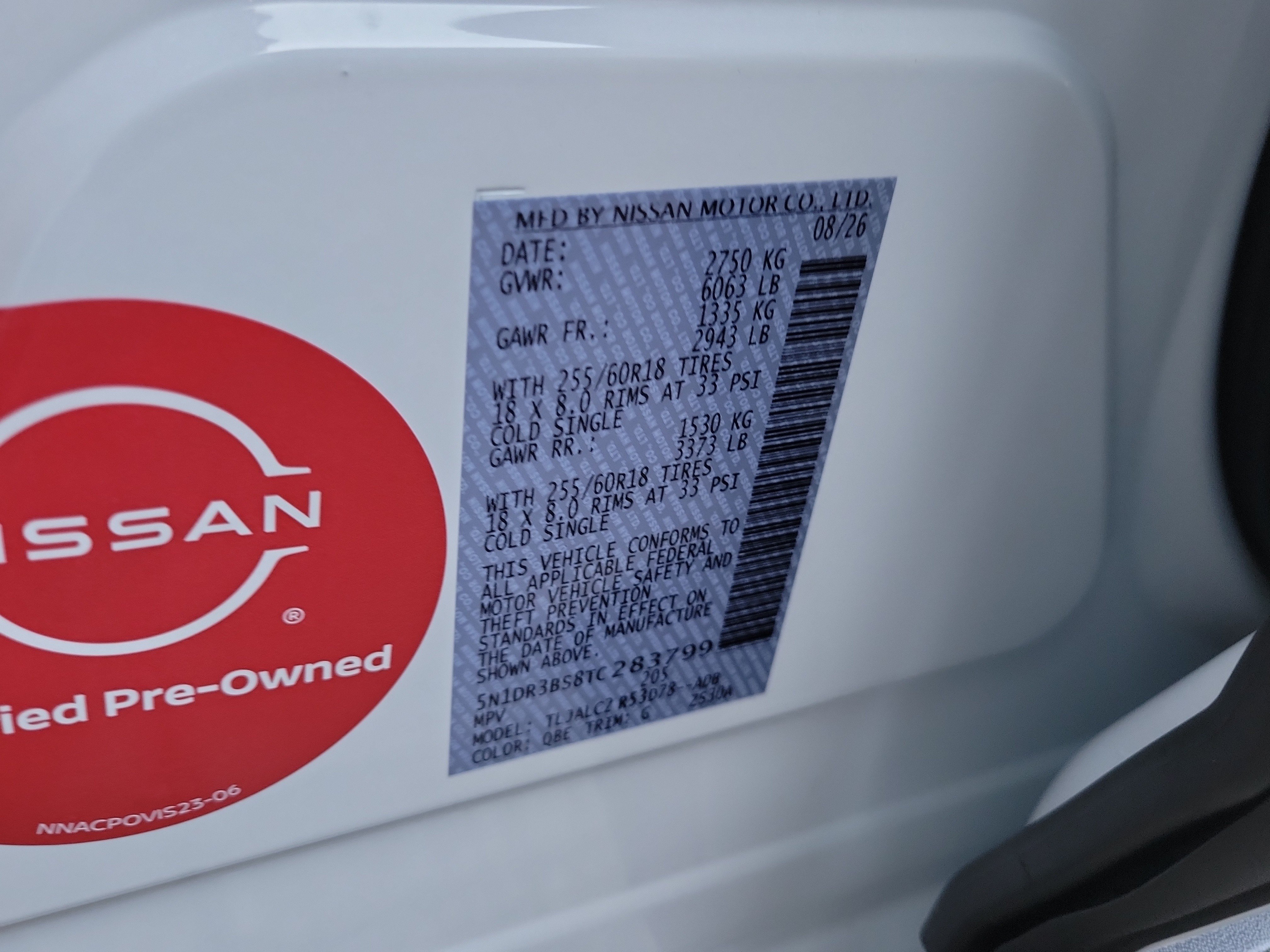 Certified 2026 Nissan Pathfinder SV FWD image 30