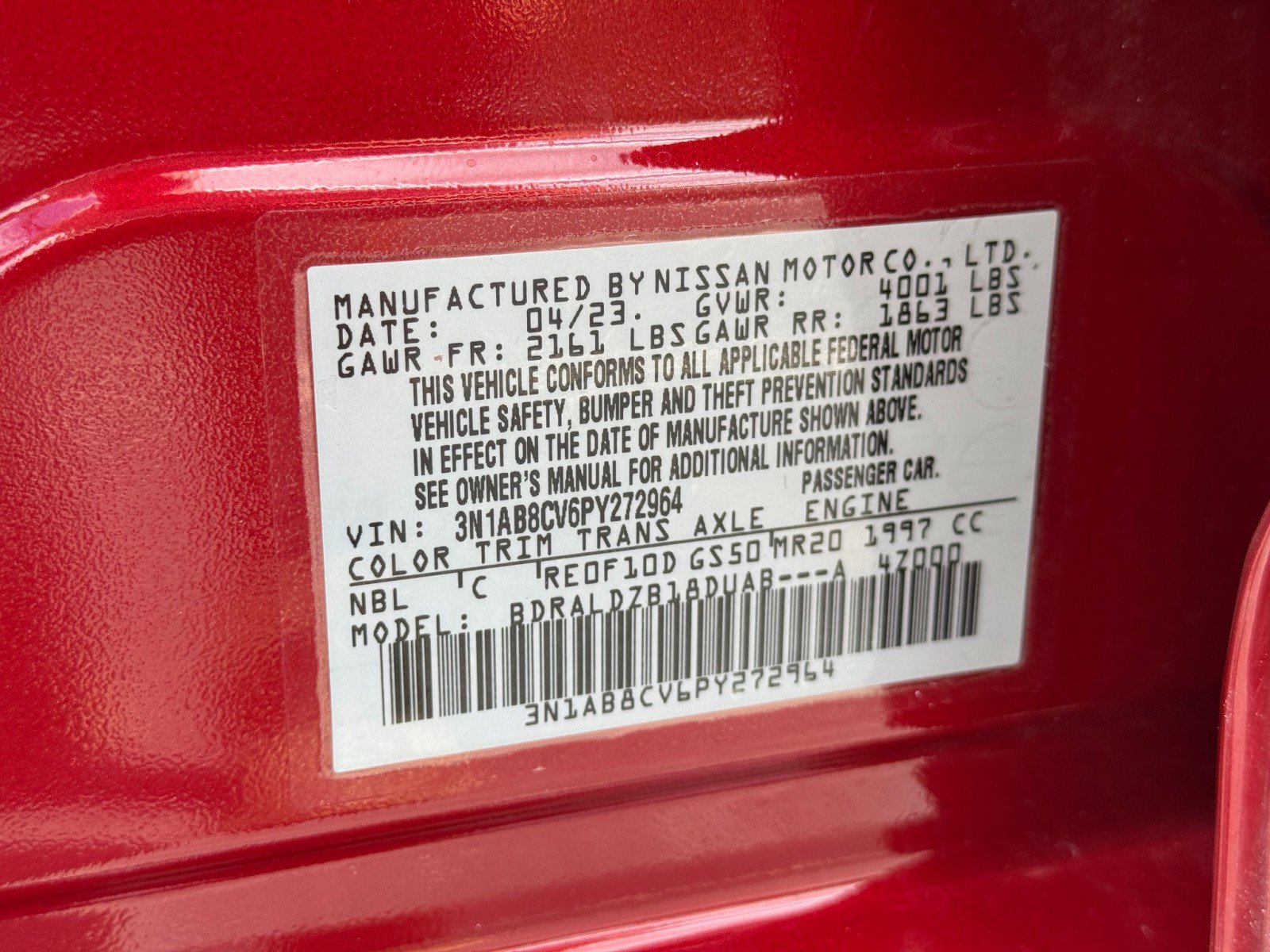 Used 2023 Nissan Sentra SV w/ SV Premium Package FWD image 40