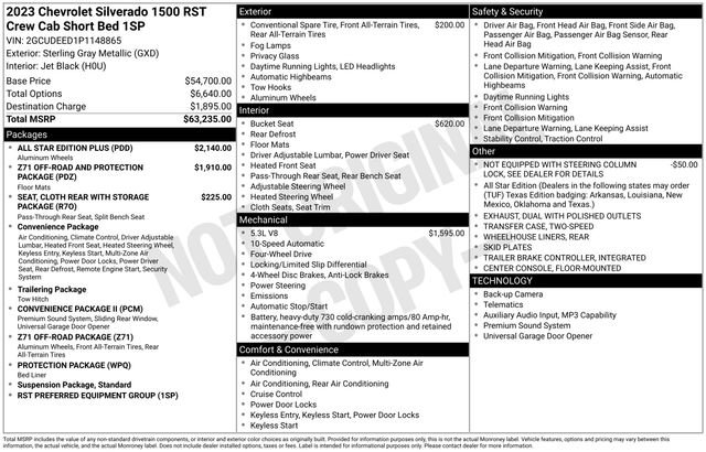 Used 2023 Chevrolet Silverado 1500 RST w/ All Star Edition Plus AWD/4WD image 2