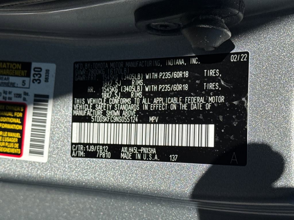 Used 2022 Toyota Sienna XSE image 47