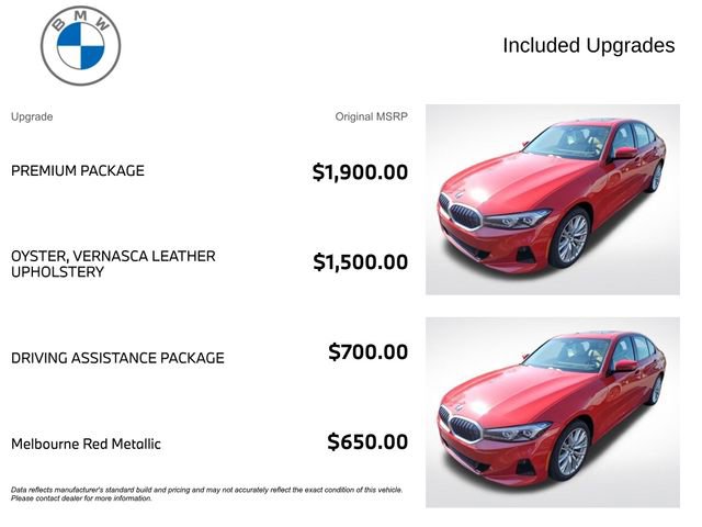 Certified 2023 BMW 330i xDrive Sedan w/ Premium Package AWD/4WD image 3