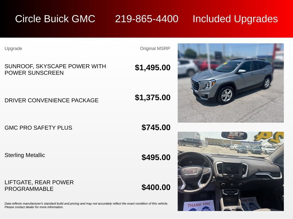 Used 2024 GMC Terrain SLE w/ Driver Convenience Package FWD image 3