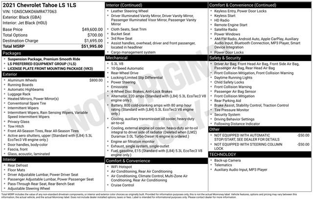 Used 2021 Chevrolet Tahoe LS video 2