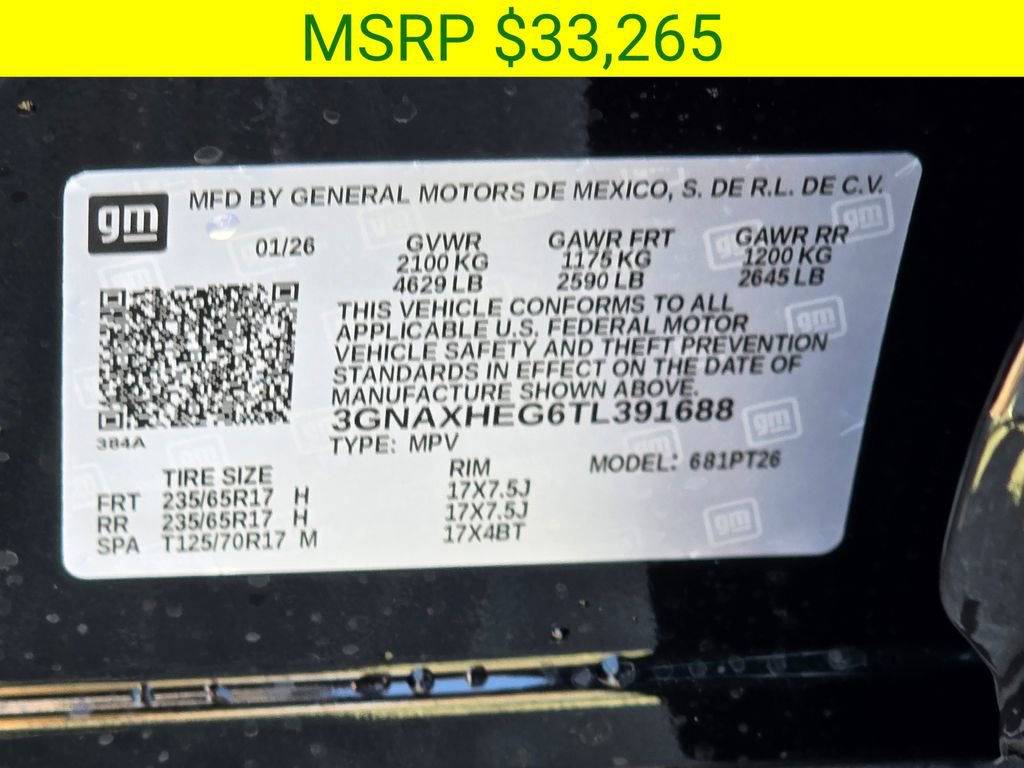 New 2026 Chevrolet Equinox LT w/ Convenience Package II image 44