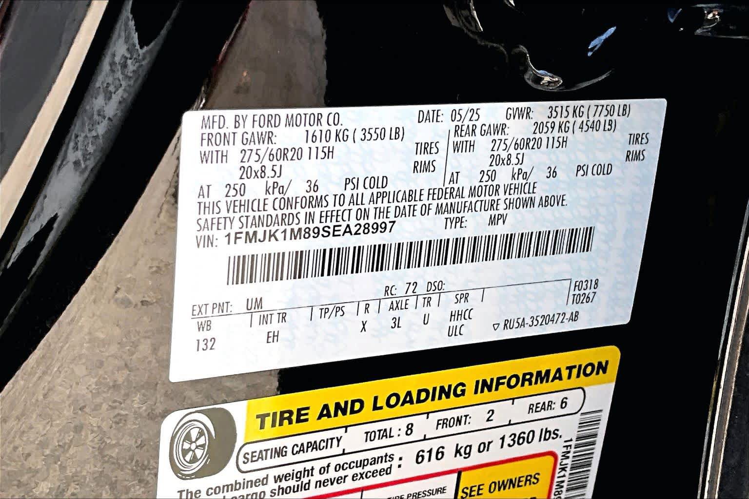 Certified 2025 Ford Expedition Max Platinum AWD/4WD image 36