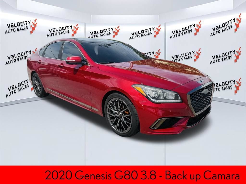 Used 2020 Genesis G80 3.8 w/ Sport Package 02 RWD image 1