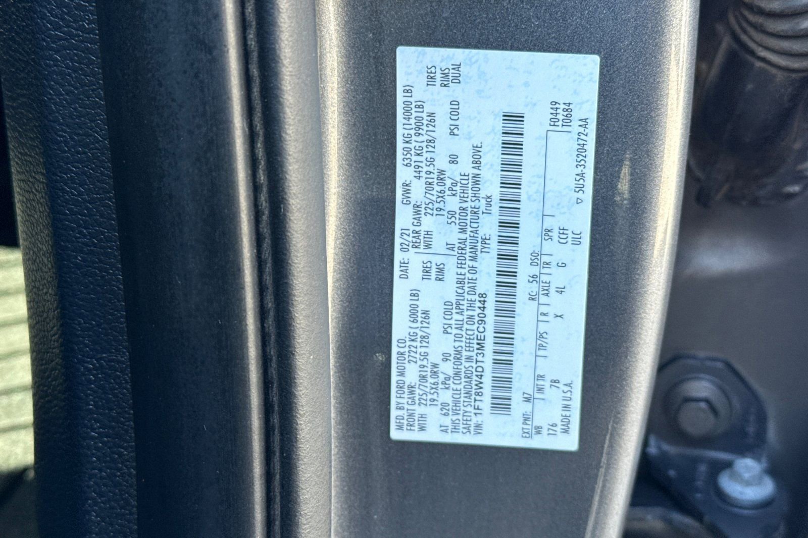 Certified 2021 Ford F450 Platinum w/ FX4 Off-Road Package image 29