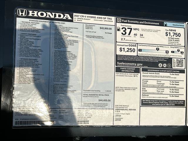 New 2027 Honda CR-V Sport Touring image 22