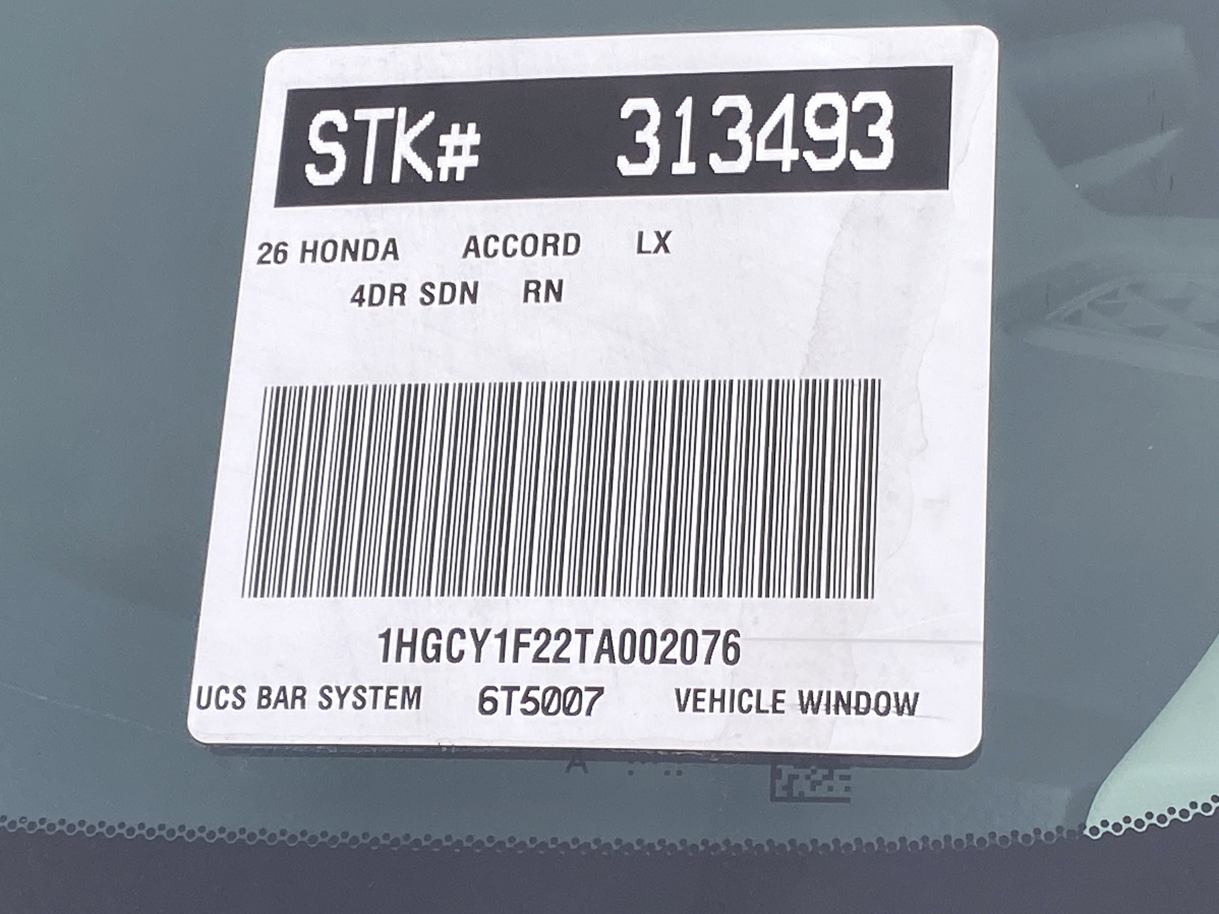 New 2026 Honda Accord LX image 20