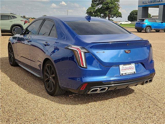 Used 2020 Cadillac CT4 V w/ Technology Package RWD image 3