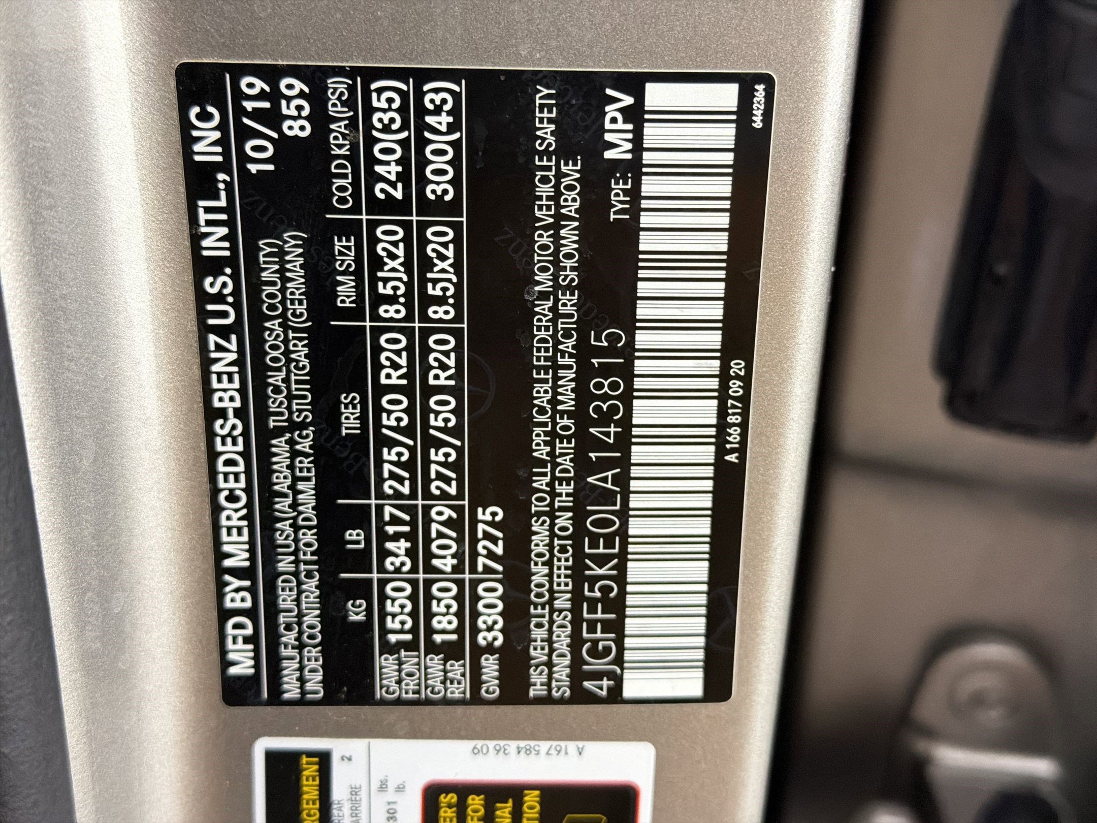 Certified 2020 Mercedes-Benz GLS 450 4MATIC image 19