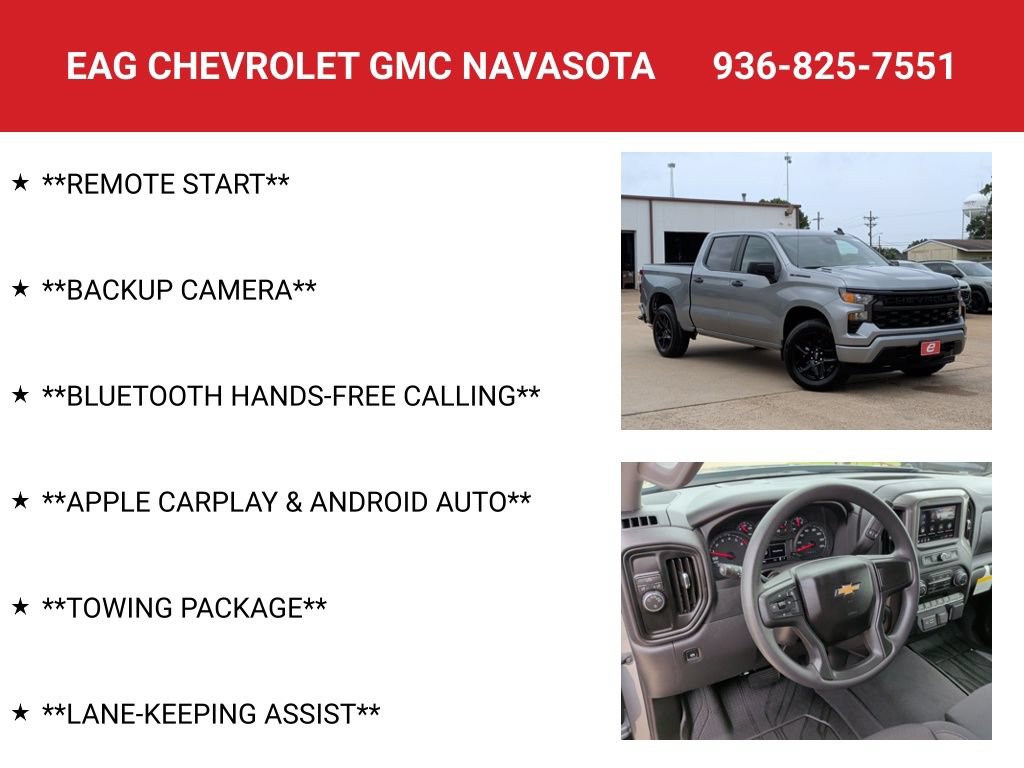 New 2026 Chevrolet Silverado 1500 Custom w/ LPO, Dark Essentials Package RWD image 4