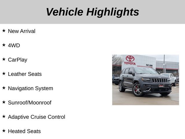 Used 2015 Jeep Grand Cherokee SRT w/ Trailer Tow Group IV image 5