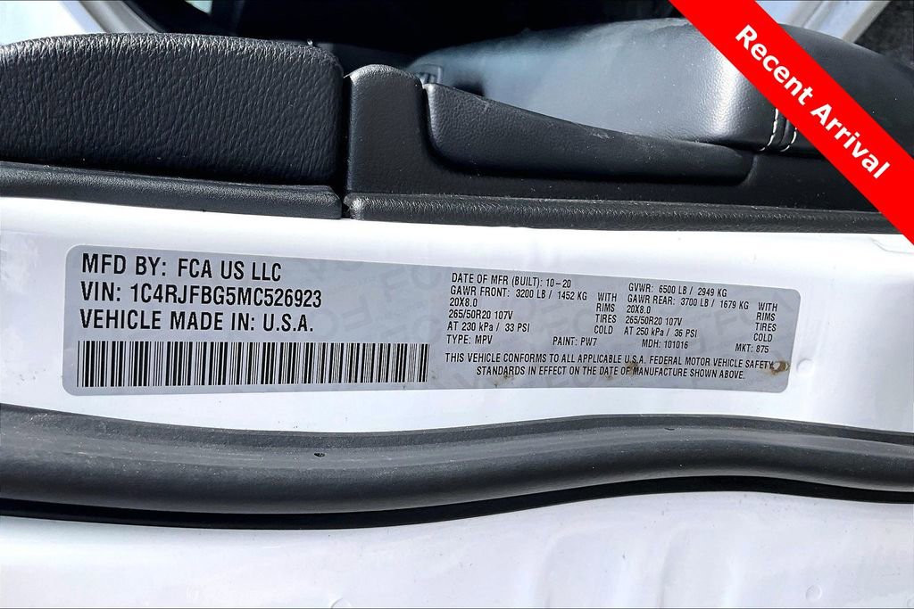 Used 2021 Jeep Grand Cherokee Limited w/ Quick Order Package 28K 80th image 9